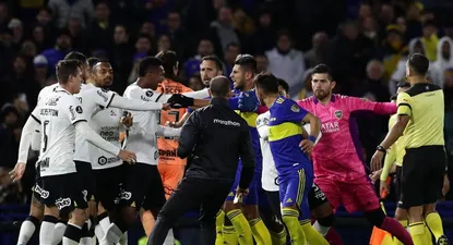 El partido Boca-Corinthians estuvo caliente adentro y fuera de la cancha