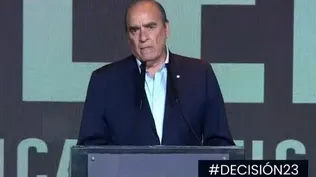 Guillermo Francos en el bunker de LLA