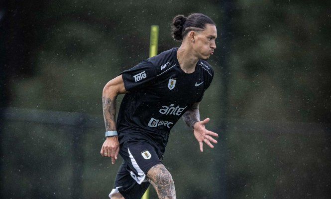 Darwin Núñez fue elogiado por Marcelo Bielsa en la práctica de la selección uruguaya de este martes en Palm Beach