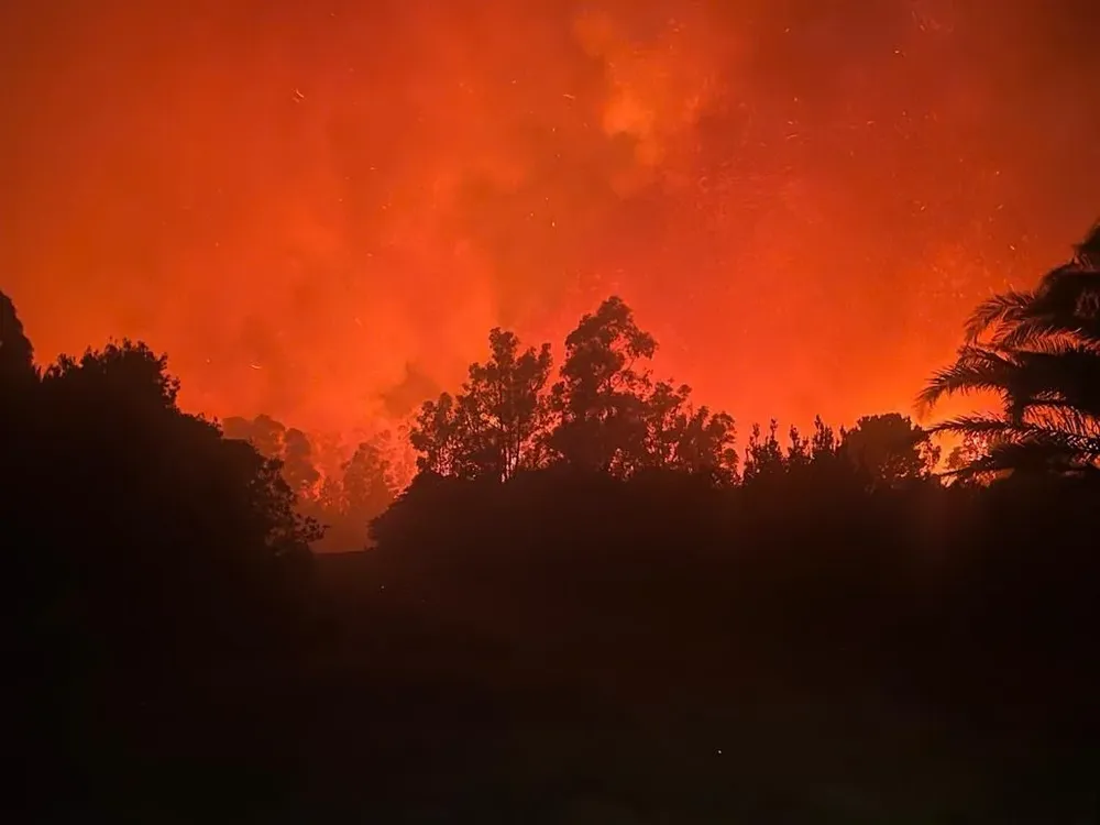 Fuego en el Cerro del Toro
