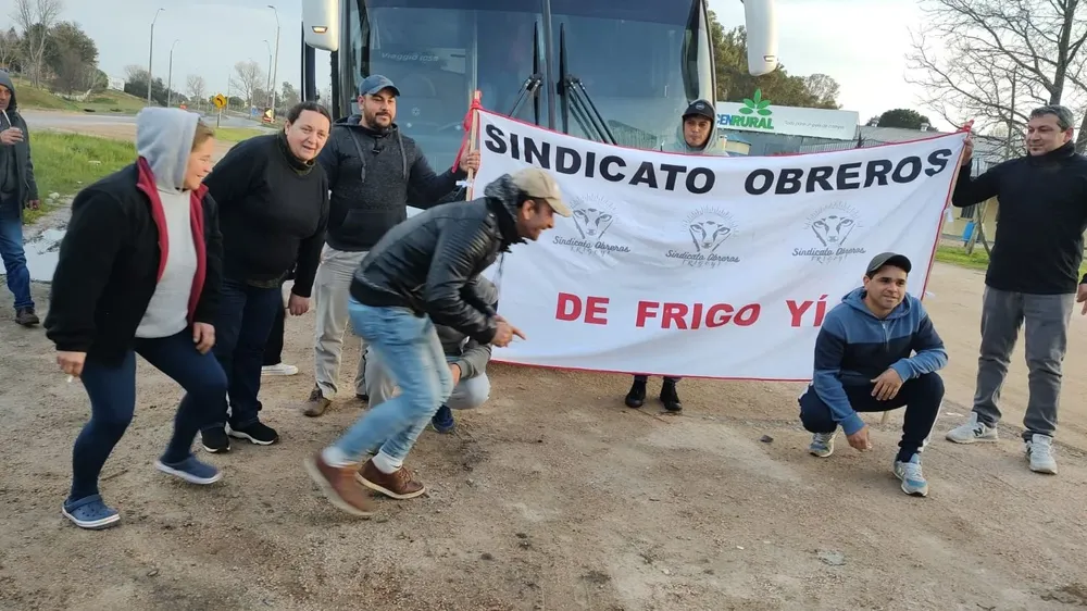 Llegaron trabajadores desde distintas zonas del país.