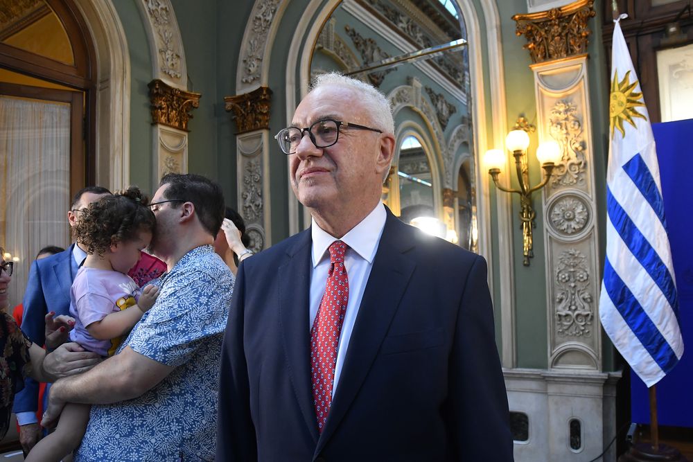 El canciller Mario Lubetkin