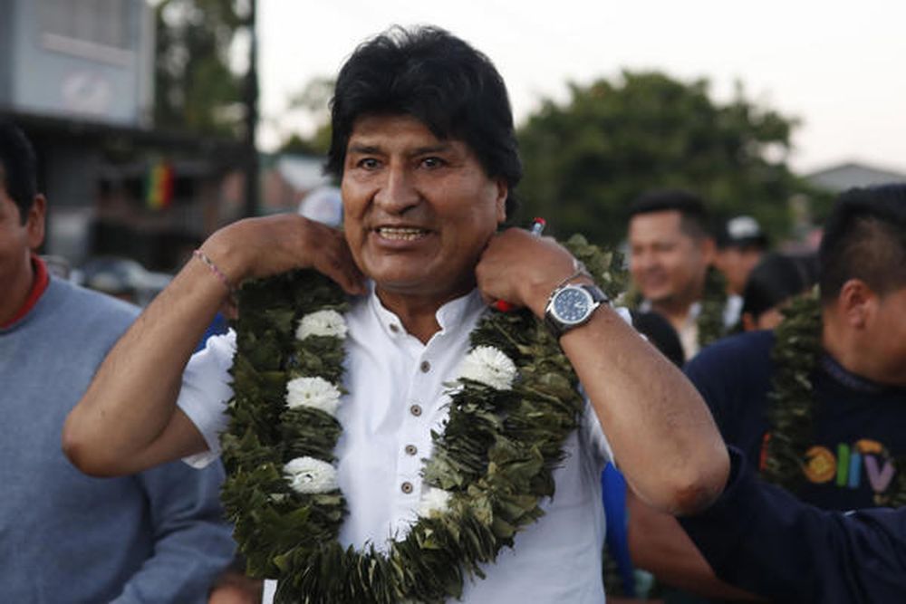 El expresidente de Bolivia, Evo Morales