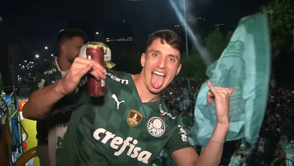 Joaquín Piquerez ganó un nuevo título con Palmeiras