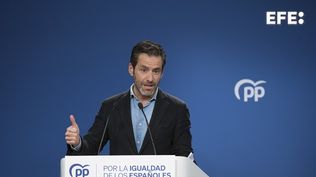 El portavoz del PP, Borja Samper