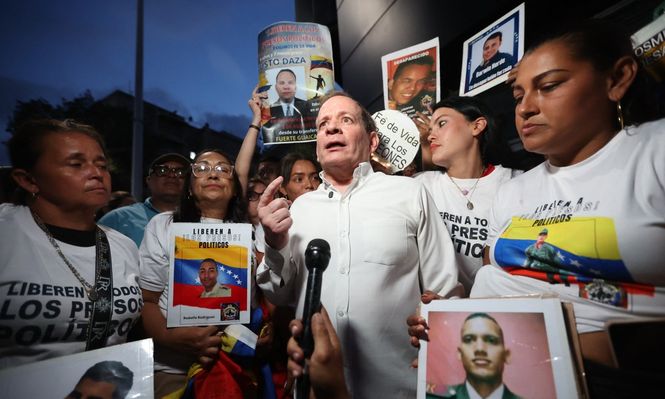 Guanipa habló con la prensa tras su liberación