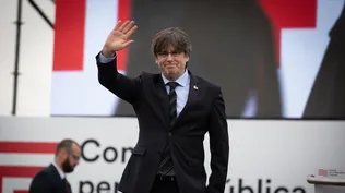 El expresidente de la Generalitat de Cataluña Carles Puigdemont.