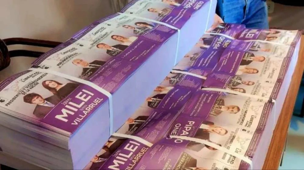 La Libertad Avanza entregó menos boletas de las correspondientes