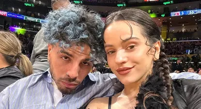 Rosalía y Rauw Alejandro, en una de sus citas en Estados Unidos.