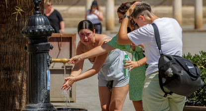 Calor sofocante en España