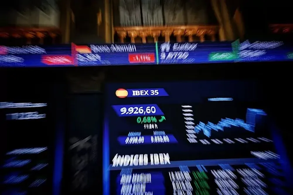 Interior de la Bolsa de Madrid