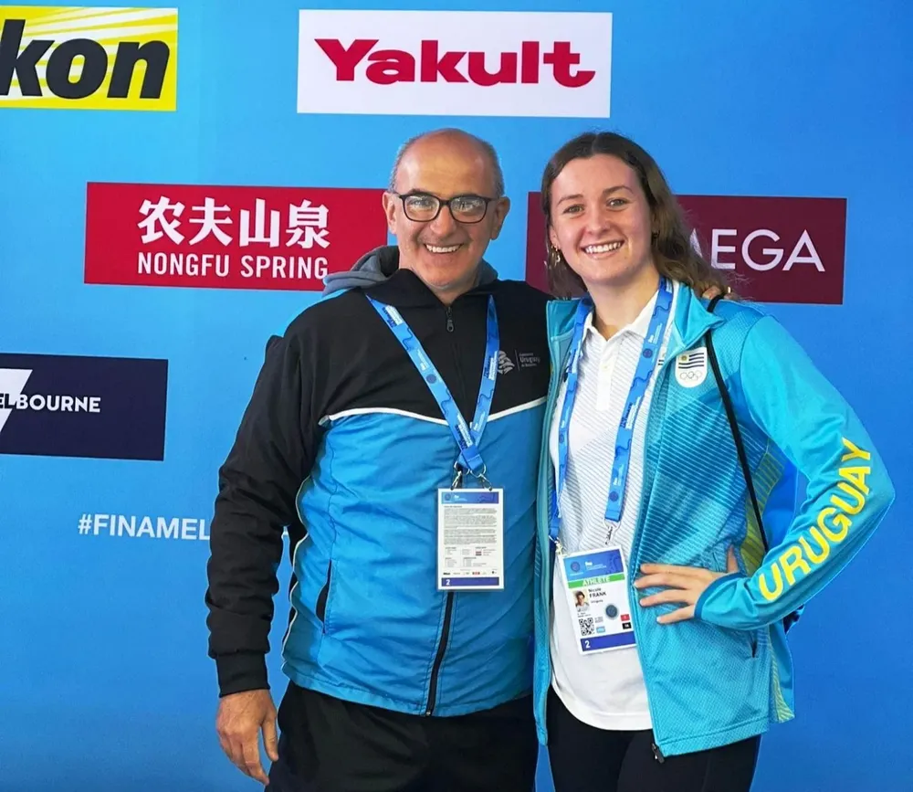 Nelson Corbo y Nicole Frank en Melbourne