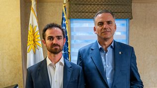 Orsi se reunió con el fundador de Praxis, la comunidad que busca construir una ciudad en +Colonia: ¿quién es Dryden Brown?