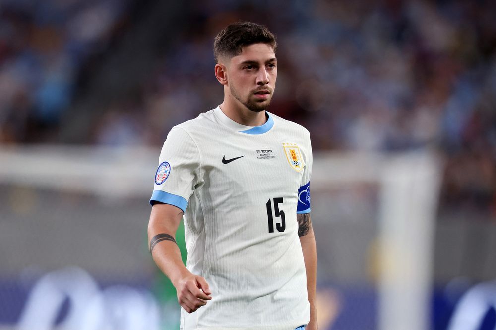 Federico Valverde de la selección de Uruguay
