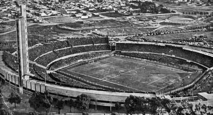 El Estadio Centenario en su inauguración