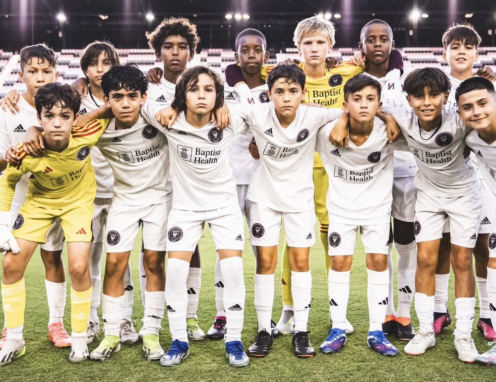 Inter Miami Sub 12, con Benjamín Suárez y Thiago Messi