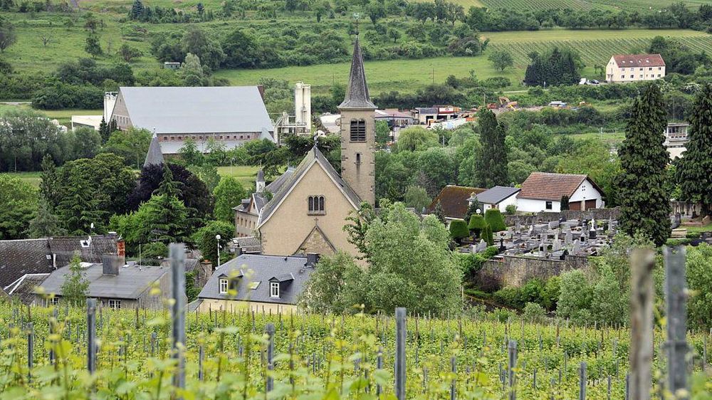 El pueblo de Schengen queda junto al valle del Mosela.