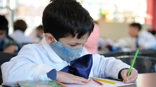 Clases en escuela pública de Uruguay