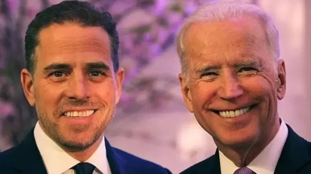 Hunter y Joe Biden