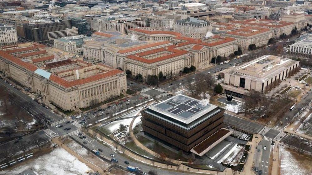 Muchos edificios del Smithsonian están ubicados en el centro de Washington DC.