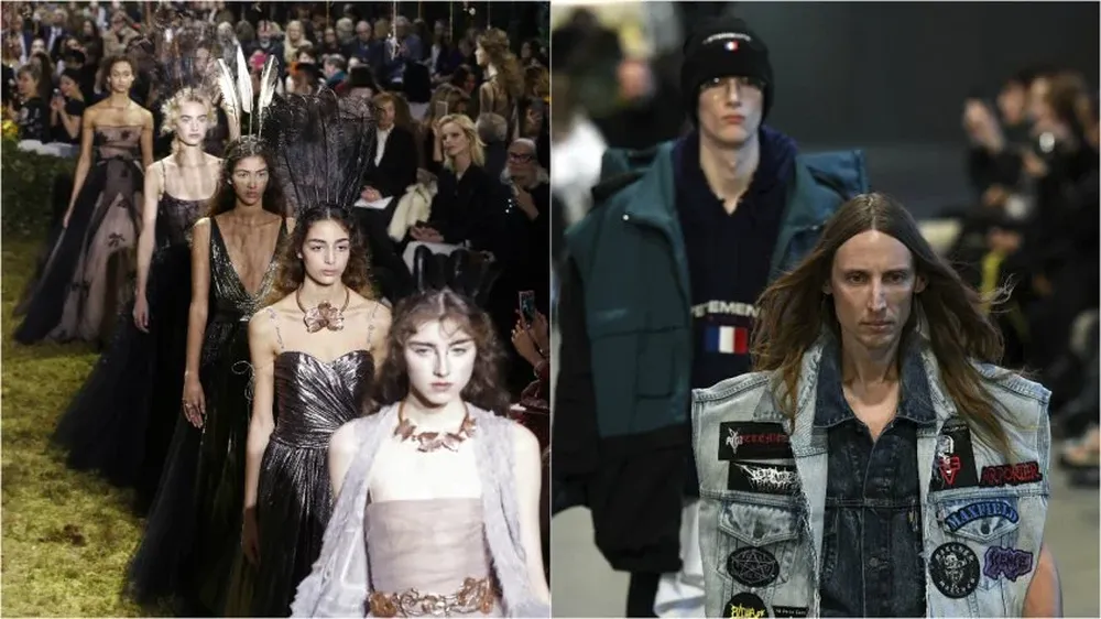 Los desfiles de Christian Dior y Vetements