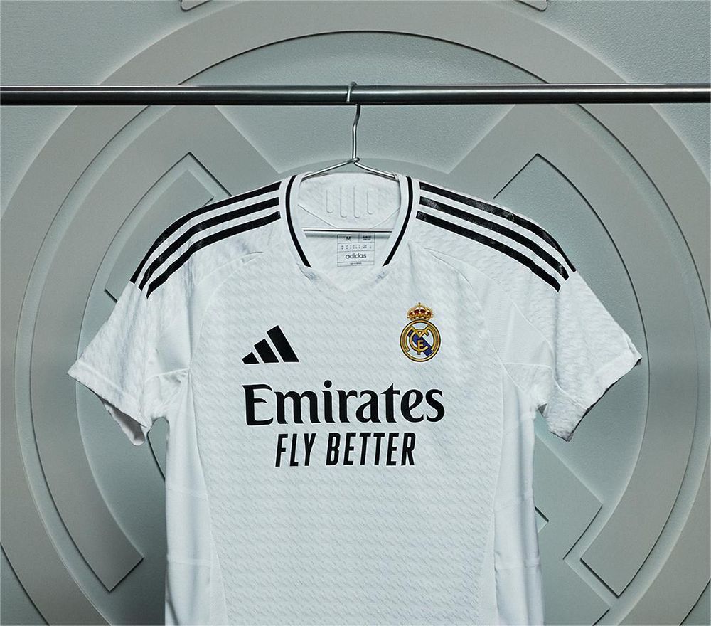 La nueva camiseta del Real Madrid.