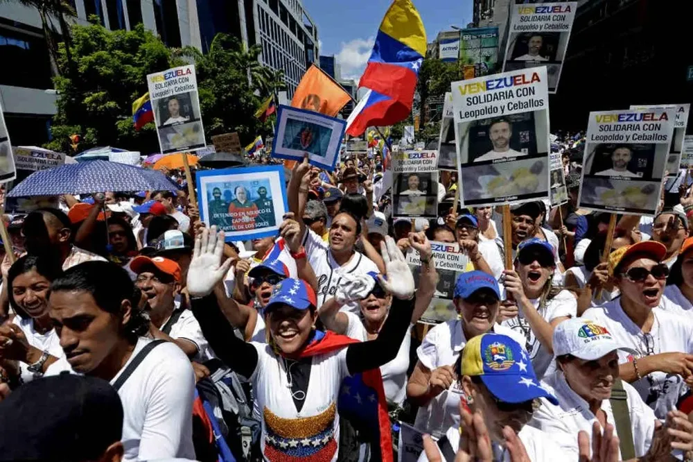 El pasado 30 de mayo hubo una manifestación en Venezuela para exigir la libertad de presos políticos.