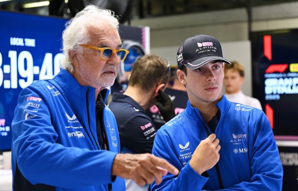 Flavio Briatore y Franco Colapinto