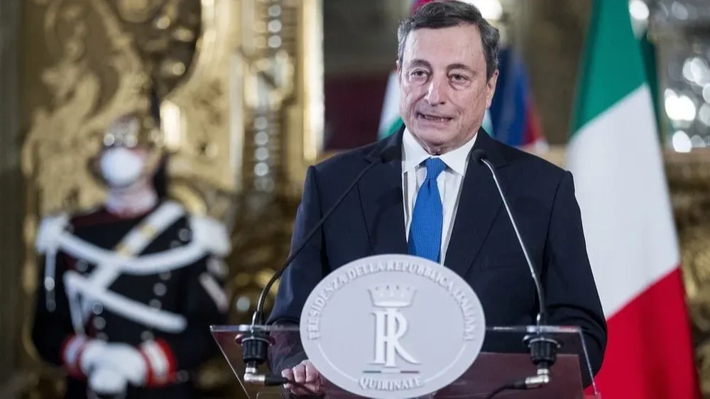 Mario Draghi fue presidente del Banco Central Europeo