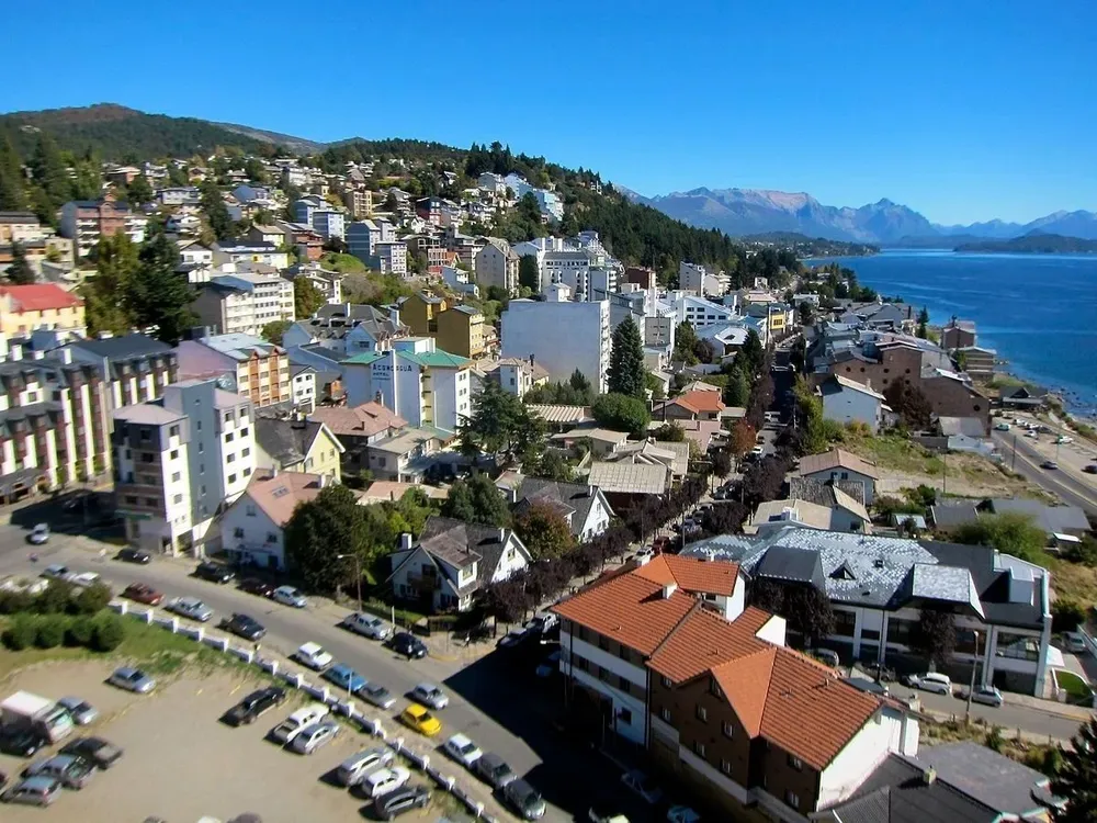 Bariloche ciudad. Foto de archivo