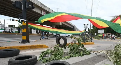 Los choques se dieron puntualmente en el Puente Amistad, que conecta Bolivia con Brasil