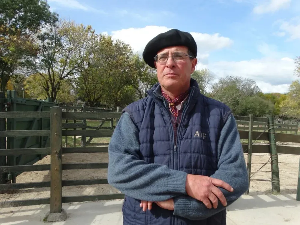Reynaldo Bonino, presidente en los 100 años de la Asociación Rural de Florida.