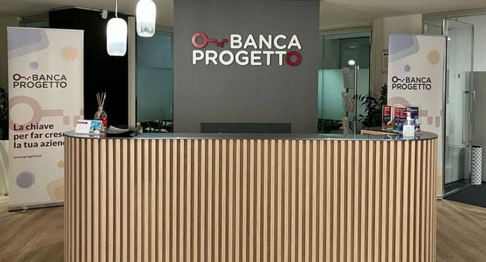 Una imagen de la Banca Progetto intervenida por la Guardia de Finanzas de Italia