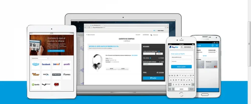 PayPal está disponible en pc, smartphones y tablets
