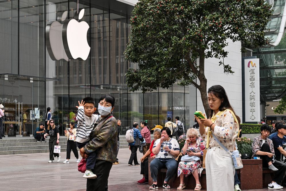 Una tienda de Apple en Shanghai