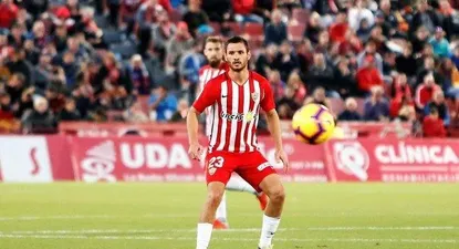 Joaquín Arzura en Almería, su último equipo antes de llegar a Nacional