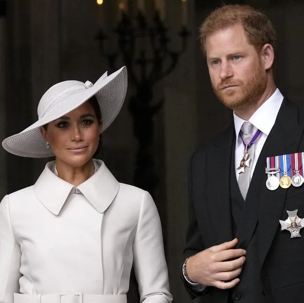 El príncipe Harry y su esposa Meghan Markle