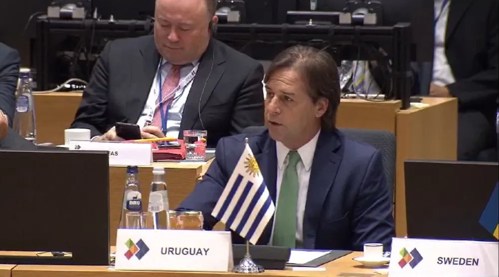 Luis Lacalle Pou en la cumbre de la Celac y la Unión Europea