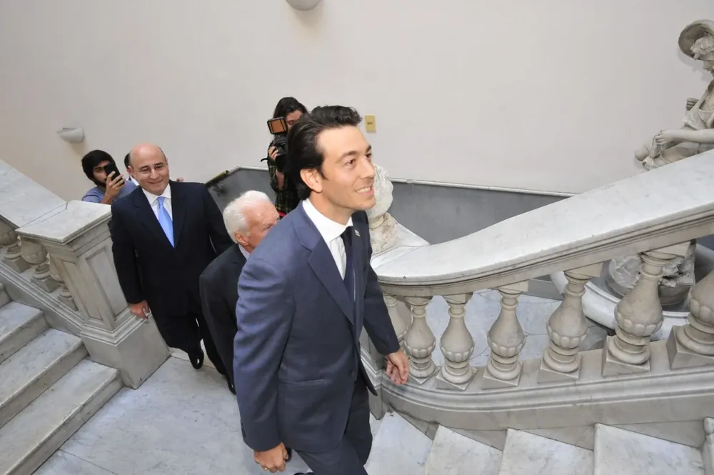 Archivo. Sartori en el directorio del Partido Nacional