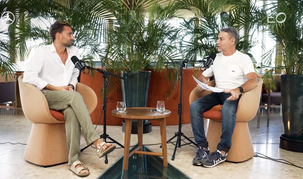 Luis Cella junto a Luis Majul