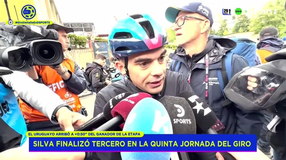 Thomas Silva tras la quinta etapa del Giro de Italia