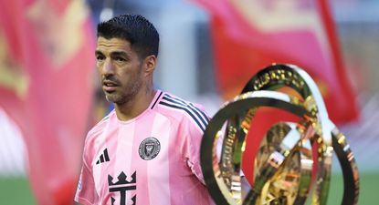 Luis Suárez en su debut en el Mundial de Clubes