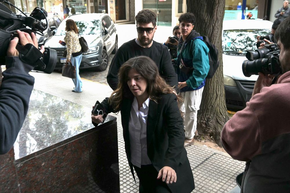 Dalma Maradona en el juicio de Diego Maradona Dalma Maradona en el juicio de Diego Maradona