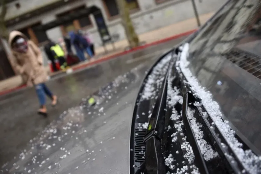 Montevideo tuvo dos episodios iguales en la mañana y en la tarde de este miércoles
