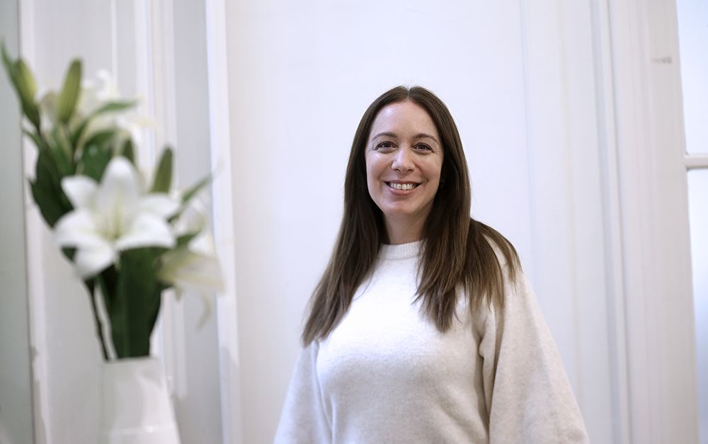 María Eugenia Vidal: “Nos da cierta envidia a los argentinos ver en Uruguay a un presidente que se siente en un bar” (Foto: Silvana Colombo)