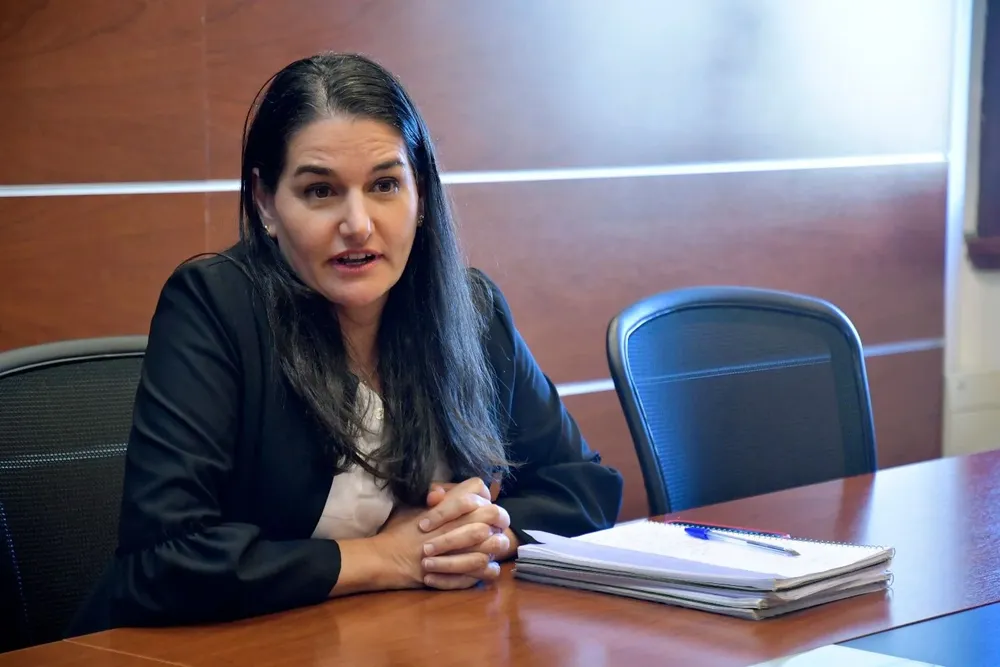 La directora de Política Económica del MEF Marcela Bensión.