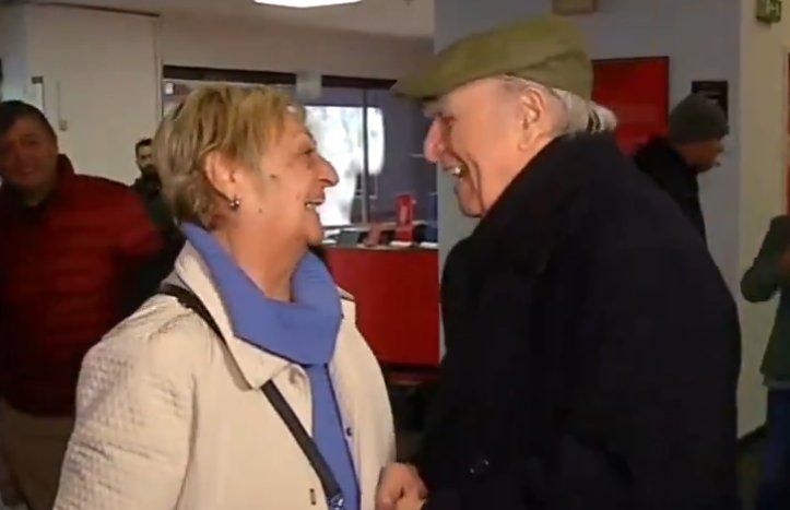 El encuentro entre Liliam Kechichian y Julio María Sanguinetti