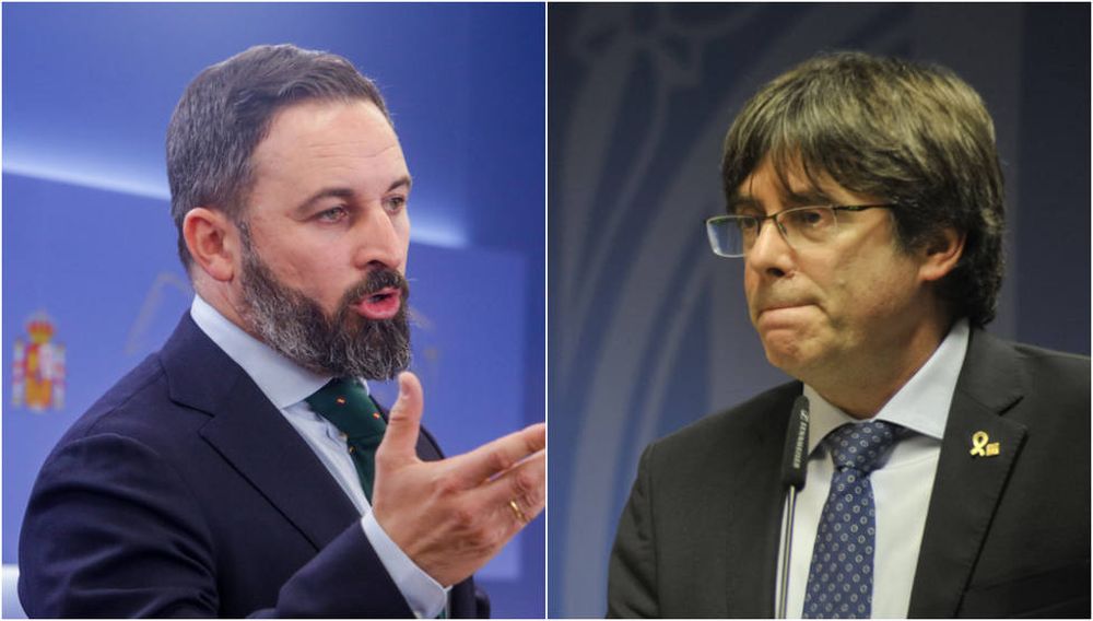 Santiago Abascal y Carles Puigdemont