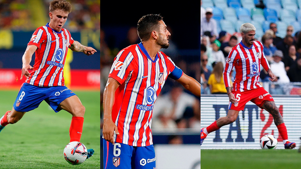 Las tres variantes en el mediocampo.