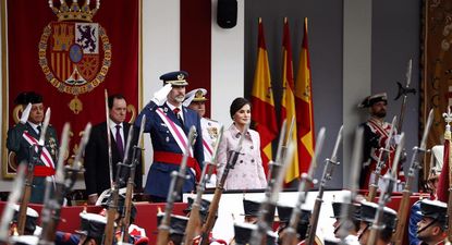 El Rey Felipe VI preside el Día de las Fuerzas Armadas junto a la Reina Letizia&nbsp;
